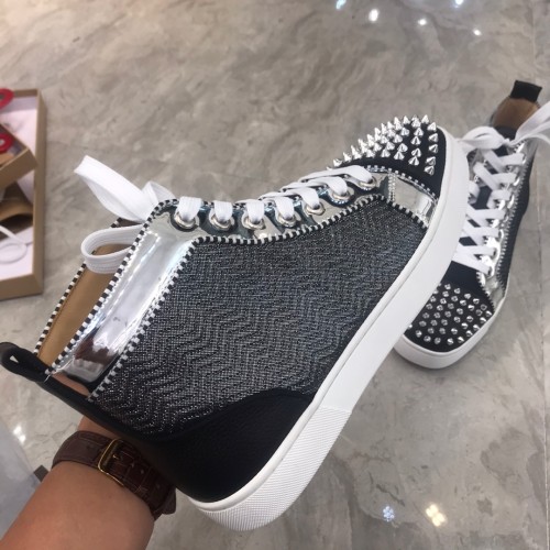 Christian Louboutin Louis Junior Spikes Orlato Flat Sneakers 22