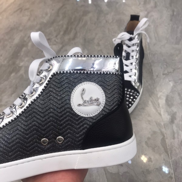 Christian Louboutin Louis Junior Spikes Orlato Flat Sneakers 22