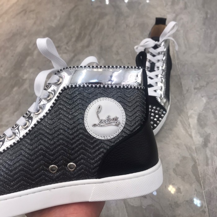 Christian Louboutin Louis Junior Spikes Orlato Flat Sneakers 22