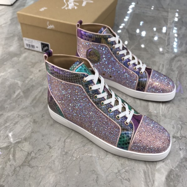 Christian Louboutin Louis Junior Spikes Orlato Flat Sneakers 31