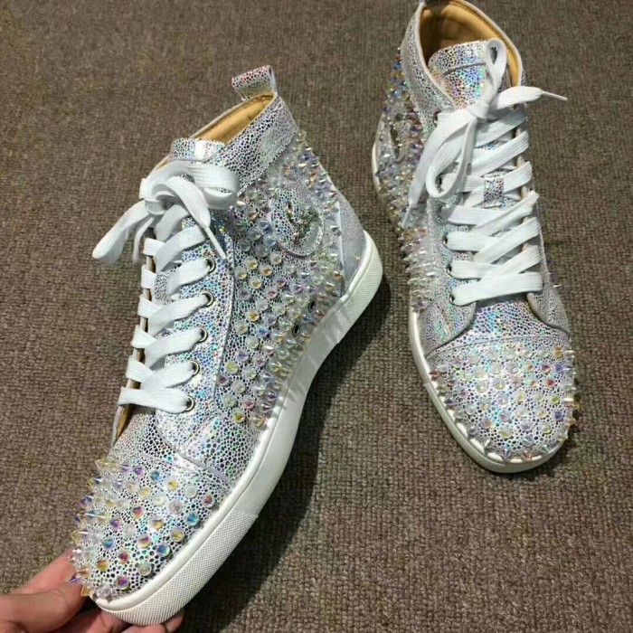 Christian Louboutin Louis Junior Spikes Orlato Flat Sneakers 18