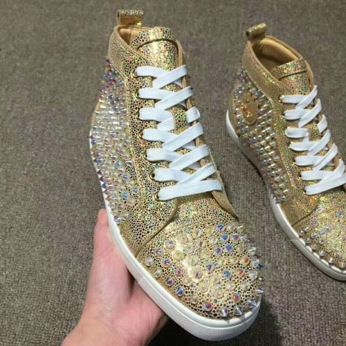 Christian Louboutin Louis Junior Spikes Orlato Flat Sneakers 18