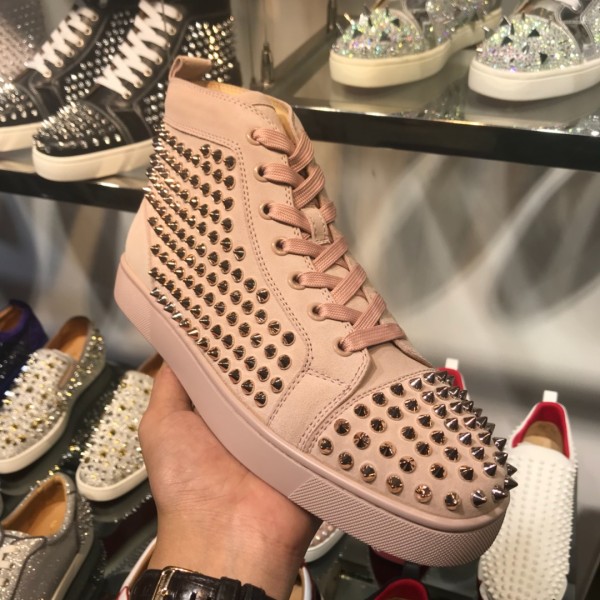Christian Louboutin Louis Junior Spikes Orlato Flat Sneakers 34