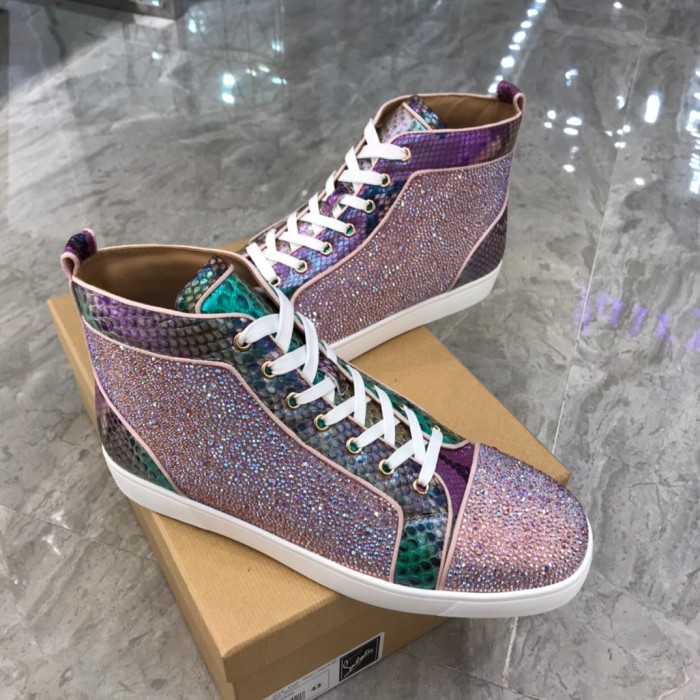 Christian Louboutin Louis Junior Spikes Orlato Flat Sneakers 31