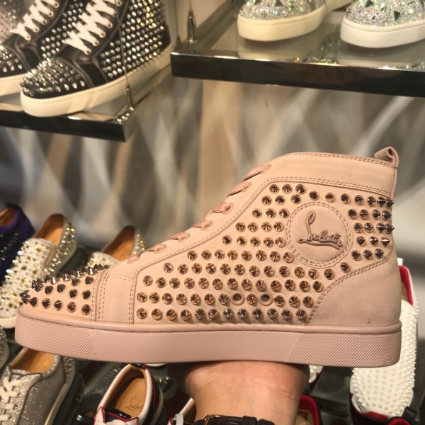 Christian Louboutin Louis Junior Spikes Orlato Flat Sneakers 34