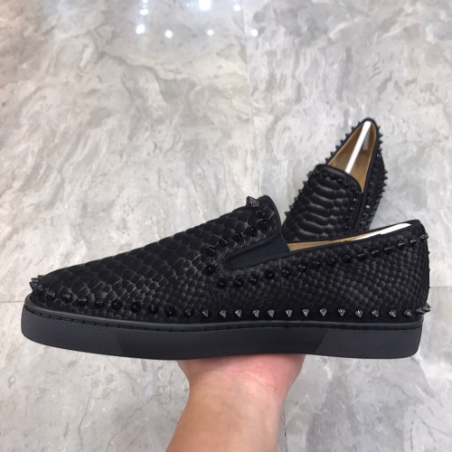 Christian Louboutin CL LUBOTING Loafers Men's Black
