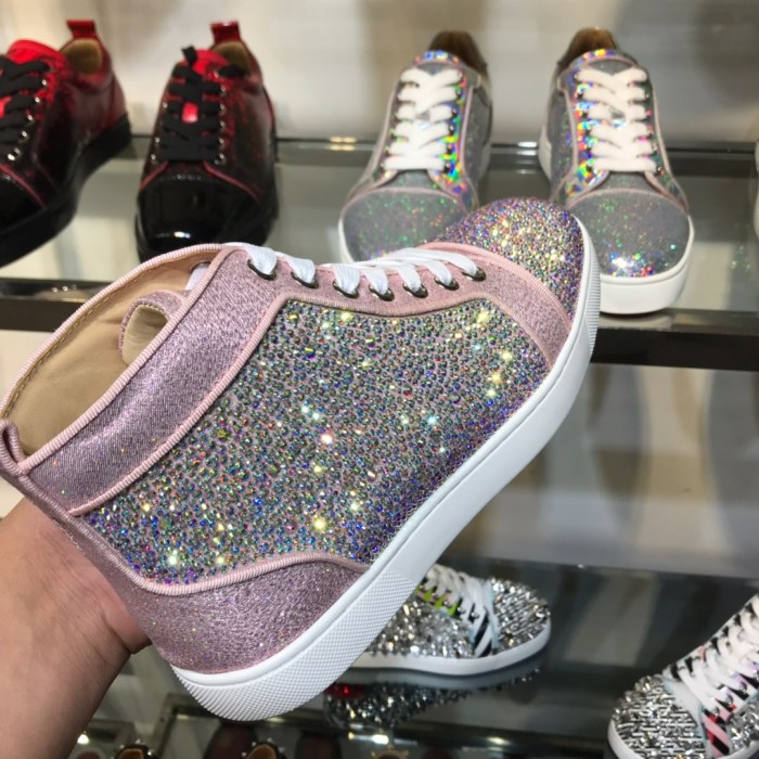 Christian Louboutin Louis Junior Spikes Orlato Flat Sneakers 45