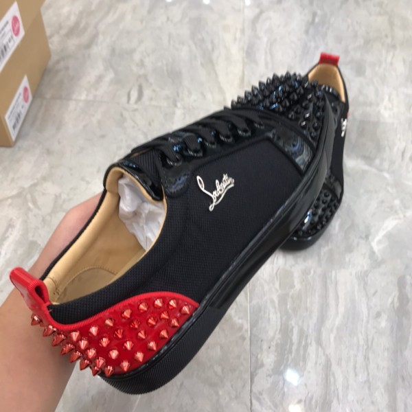 Christian Louboutin Louis Junior Spikes Orlato Flat Sneakers 55