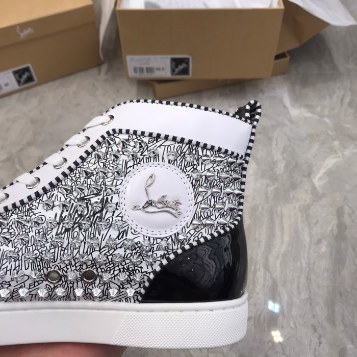 Christian Louboutin Louis Junior Spikes Orlato Flat Sneakers 42