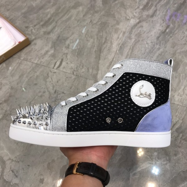 Christian Louboutin Louis Junior Spikes Orlato Flat Sneakers 38