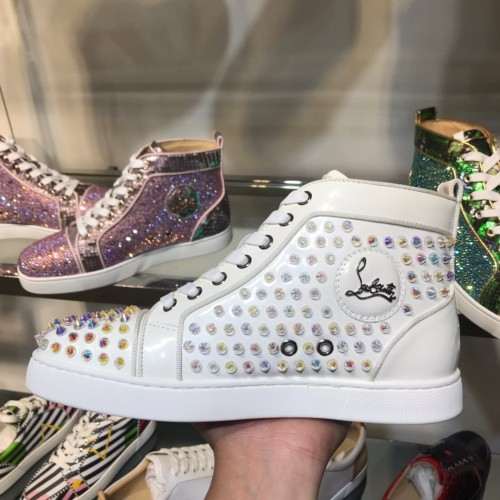 Christian Louboutin Louis Junior Spikes Orlato Flat Sneakers 46