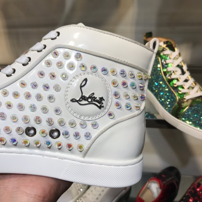 Christian Louboutin Louis Junior Spikes Orlato Flat Sneakers 46