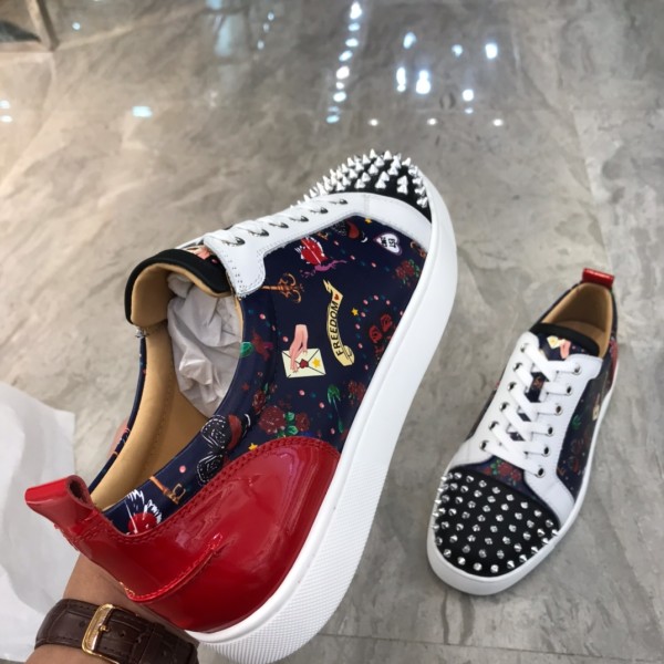Christian Louboutin Louis Junior Spikes Orlato Flat Sneakers 58