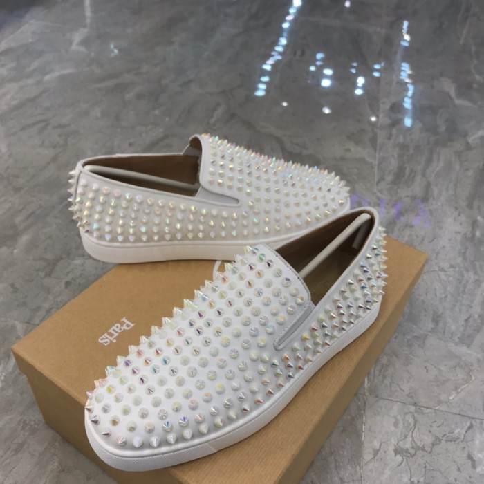 Christian Louboutin Louis Junior Spikes Orlato Flat Sneakers 66