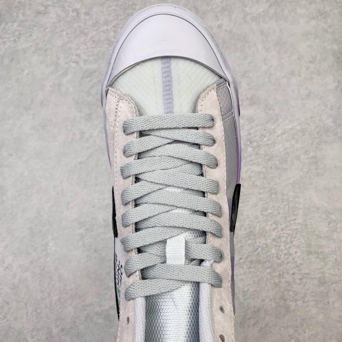 Nike Blazer Mid Off-White Wolf Grey Serena Queen