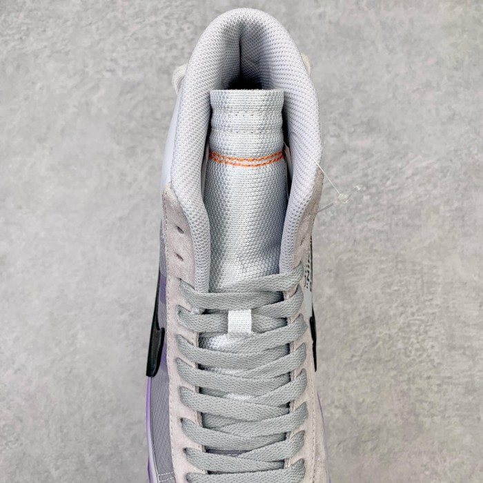 Nike Blazer Mid Off-White Wolf Grey Serena Queen