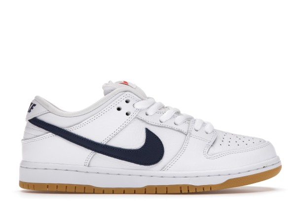 Nike Dunk SB Low Orange Label White Navy