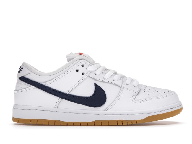 Nike Dunk SB Low Orange Label White Navy