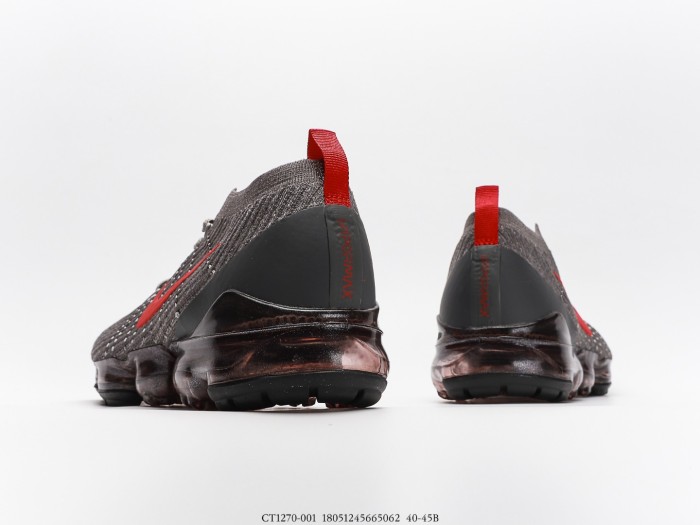 Nike Air VaporMax Flyknit 3 Grey Track Red