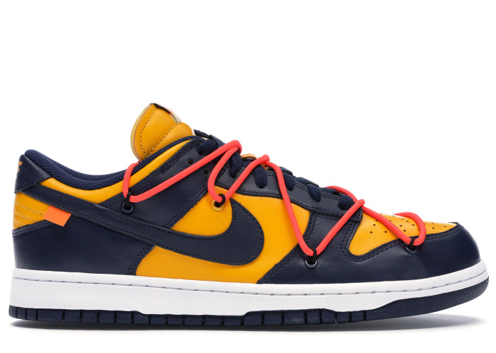 Nike Dunk Low Off-White University Gold Midnight Navy
