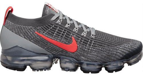 Nike Air VaporMax Flyknit 3 Grey Track Red