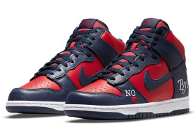 Nike SB Dunk High Supreme By Any Means Navy