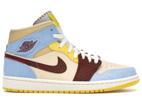 Jordan 1 Mid SE Fearless Maison Chateau Rouge