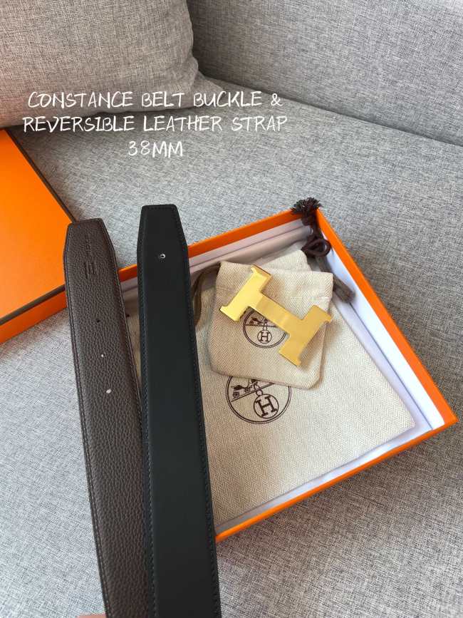 Hermes CONSTANCE BELT BUCKLE & REVERSIBLE LEATHER STRAP 2 (width 3.8cm)