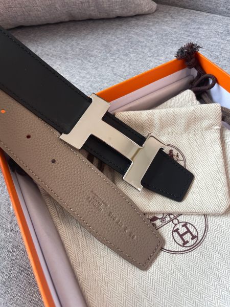 Hermes CONSTANCE BELT BUCKLE & REVERSIBLE LEATHER STRAP 2 (width 3.8cm)