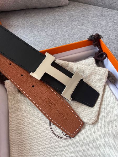 Hermes CONSTANCE BELT BUCKLE & REVERSIBLE LEATHER STRAP 2 (width 3.8cm)