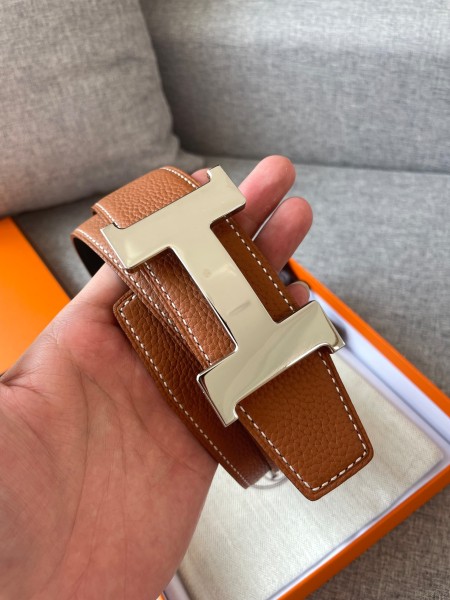 Hermes CONSTANCE BELT BUCKLE & REVERSIBLE LEATHER STRAP 2 (width 3.8cm)