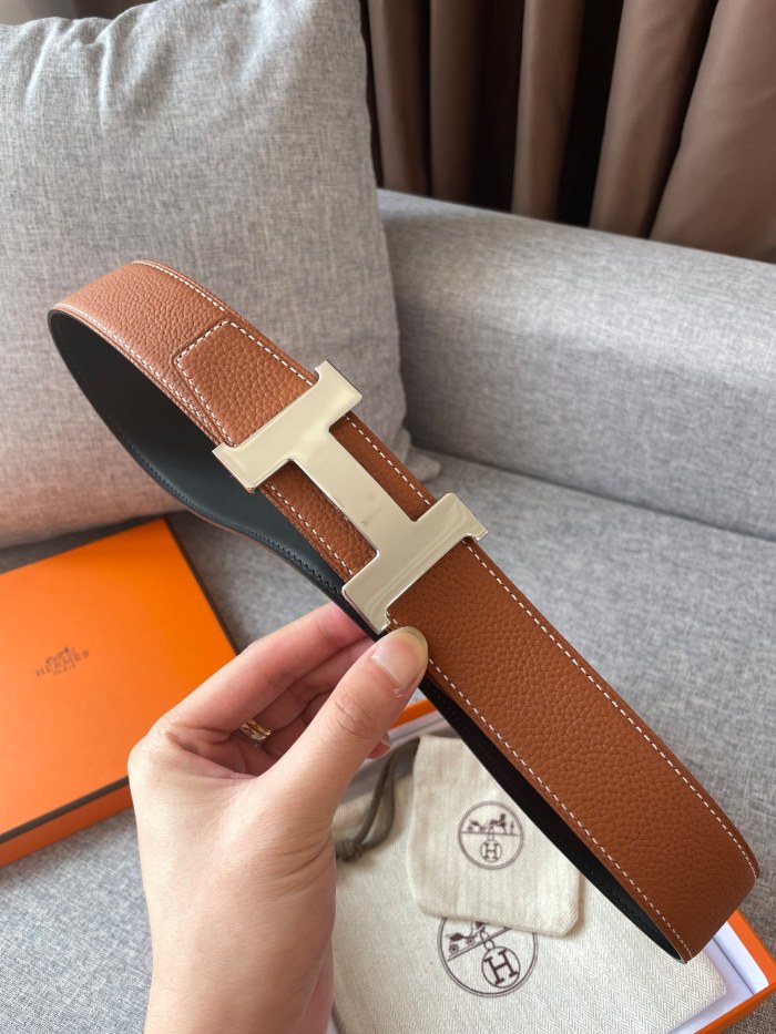 Hermes CONSTANCE BELT BUCKLE & REVERSIBLE LEATHER STRAP 2 (width 3.8cm)