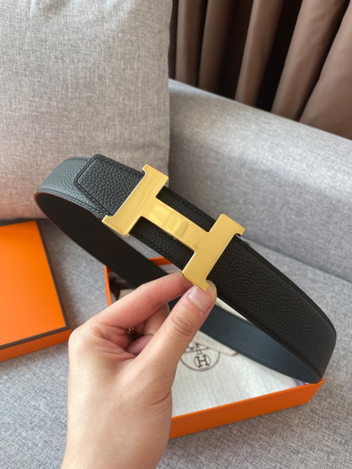 Hermes CONSTANCE BELT BUCKLE & REVERSIBLE LEATHER STRAP 2 (width 3.8cm)