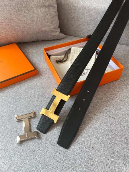 Hermes CONSTANCE BELT BUCKLE & REVERSIBLE LEATHER STRAP 2 (width 3.8cm)