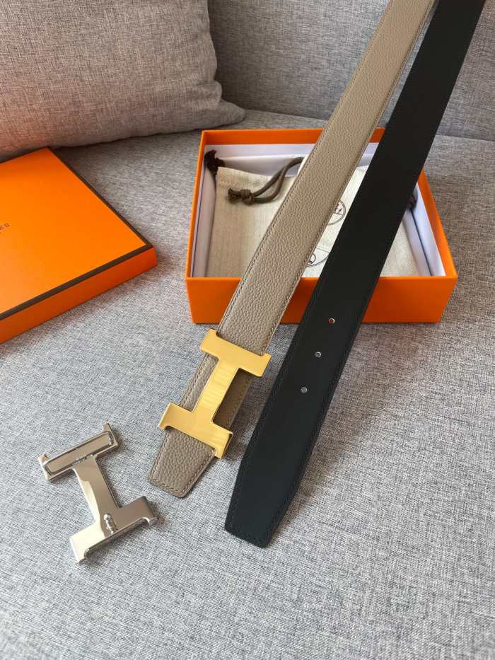 Hermes CONSTANCE BELT BUCKLE & REVERSIBLE LEATHER STRAP 2 (width 3.8cm)