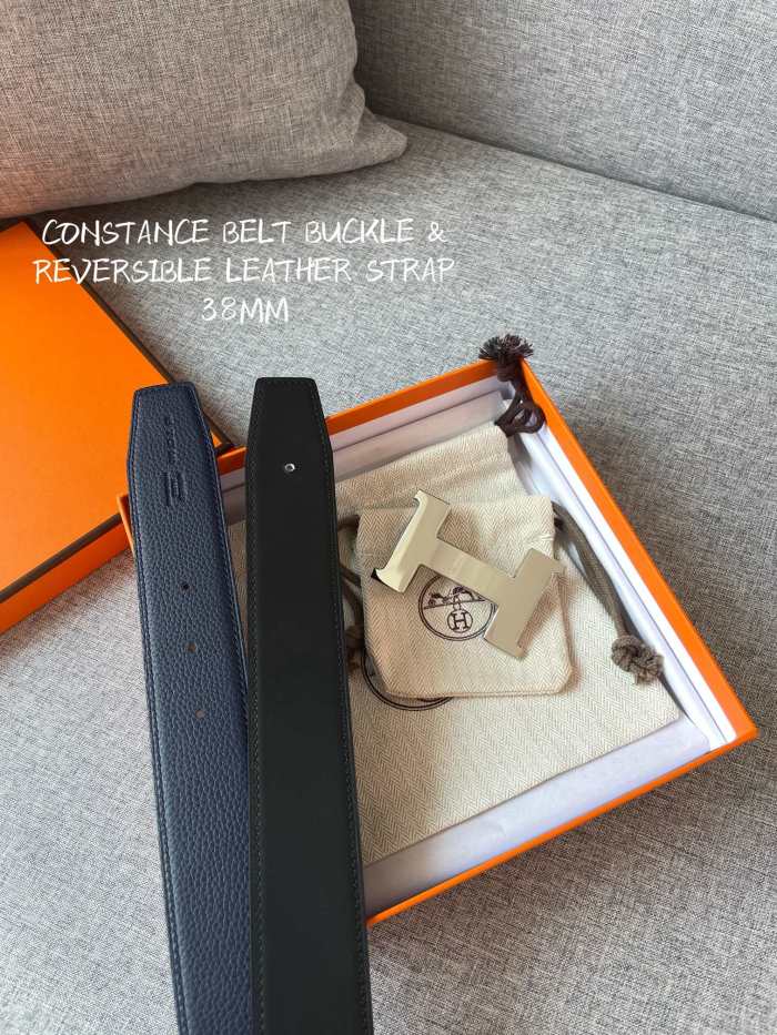 Hermes CONSTANCE BELT BUCKLE & REVERSIBLE LEATHER STRAP 2 (width 3.8cm)
