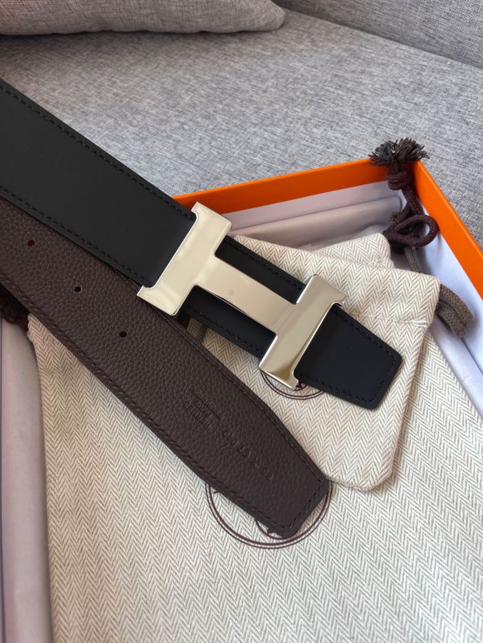 Hermes CONSTANCE BELT BUCKLE & REVERSIBLE LEATHER STRAP 2 (width 3.8cm)
