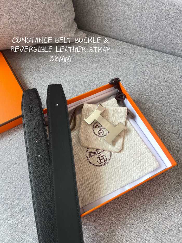 Hermes CONSTANCE BELT BUCKLE & REVERSIBLE LEATHER STRAP 2 (width 3.8cm)