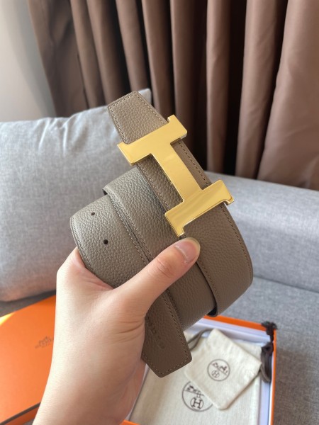 Hermes CONSTANCE BELT BUCKLE & REVERSIBLE LEATHER STRAP 2 (width 3.8cm)