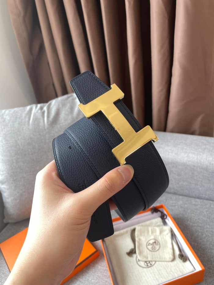 Hermes CONSTANCE BELT BUCKLE & REVERSIBLE LEATHER STRAP 2 (width 3.8cm)