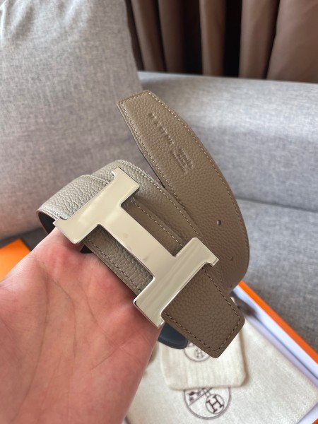 Hermes CONSTANCE BELT BUCKLE & REVERSIBLE LEATHER STRAP 2 (width 3.8cm)