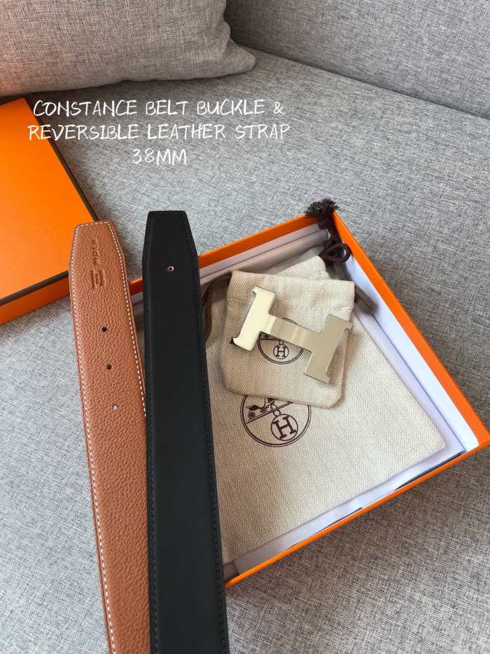 Hermes CONSTANCE BELT BUCKLE & REVERSIBLE LEATHER STRAP 2 (width 3.8cm)