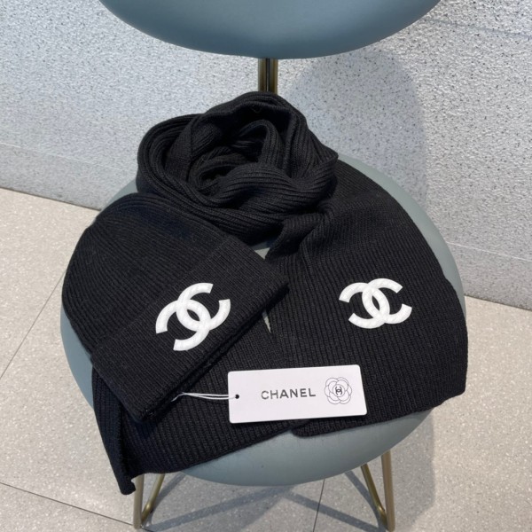 Hat & Scarf Chanel 4