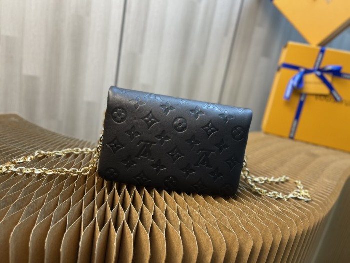 Handbag Louis Vuitton Pochette Coussin Monogram M80744 size 20 x 14 x 8cm