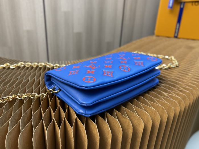 Handbag Louis Vuitton Pochette Coussin Monogram M80744 size 20 x 14 x 8cm