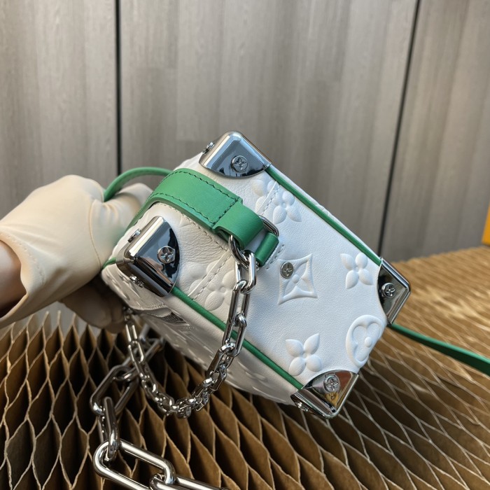 Handbag Louis Vuitton MINI SOFT TRUNK M68906 size 18.5x13x8cm