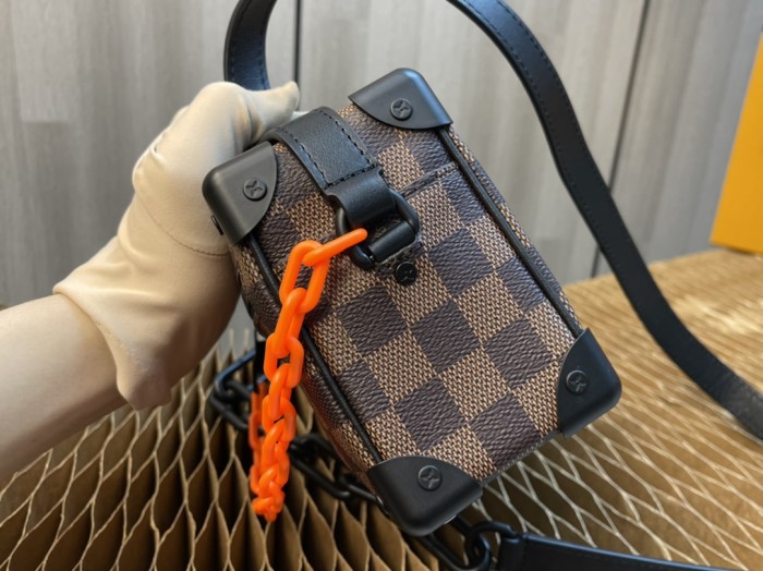 Handbag Louis Vuitton MINI SOFT TRUNK M68906 size 18.5x13x8cm