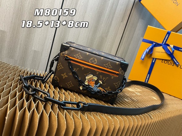 Handbag Louis Vuitton MINI SOFT TRUNK M68906 size 18.5x13x8cm