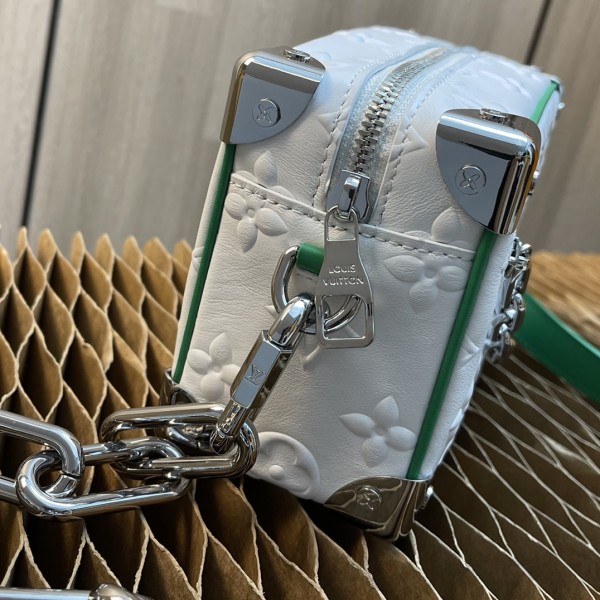 Handbag Louis Vuitton MINI SOFT TRUNK M68906 size 18.5x13x8cm