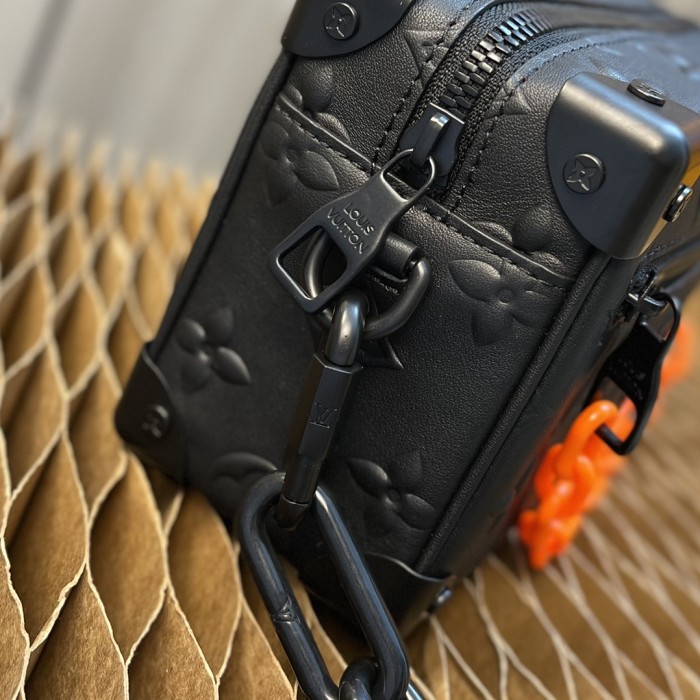 Handbag Louis Vuitton MINI SOFT TRUNK M68906 size 18.5x13x8cm